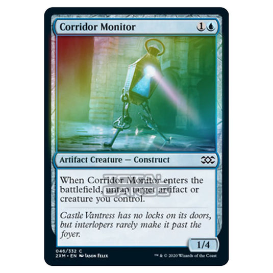 Magic The Gathering - Double Masters - Corridor Monitor - 46/384 (Foil)