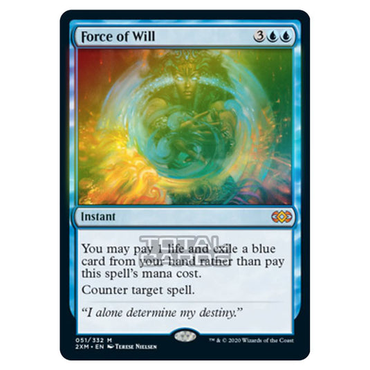 Magic The Gathering - Double Masters - Force of Will - 51/384 (Foil)