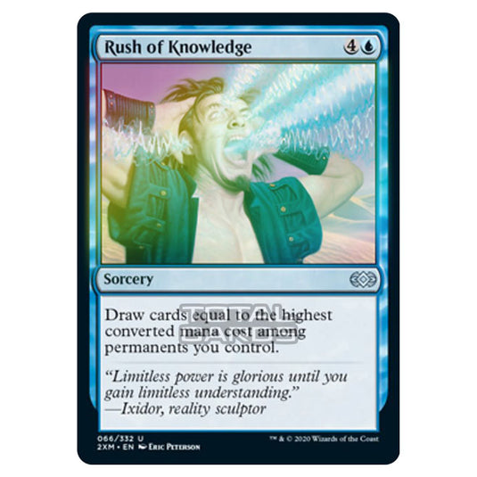 Magic The Gathering - Double Masters - Rush of Knowledge - 66/384 (Foil)