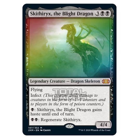 Magic The Gathering - Double Masters - Skithiryx, the Blight Dragon - 107/384 (Foil)