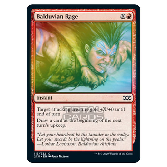 Magic The Gathering - Double Masters - Balduvian Rage - 115/384 (Foil)