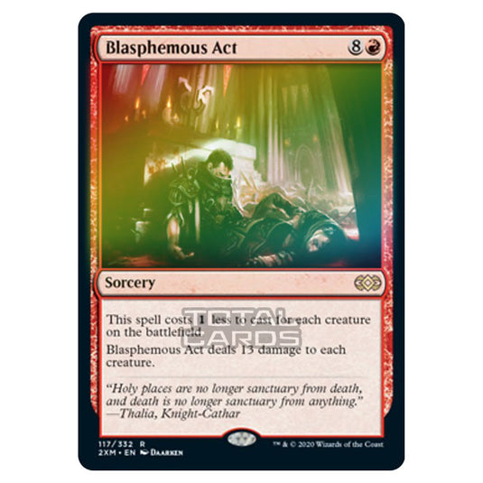 Magic The Gathering - Double Masters - Blasphemous Act - 117/384 (Foil)