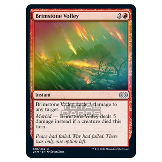 Magic The Gathering - Double Masters - Brimstone Volley - 120/384 (Foil)