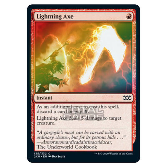 Magic The Gathering - Double Masters - Lightning Axe - 135/384 (Foil)