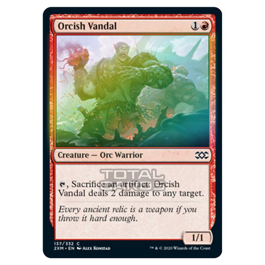 Magic The Gathering - Double Masters - Orcish Vandal - 137/384 (Foil)