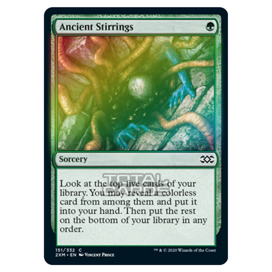 Magic The Gathering - Double Masters - Ancient Stirrings - 151/384 (Foil)