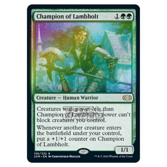 Magic The Gathering - Double Masters - Champion of Lambholt - 156/384 (Foil)