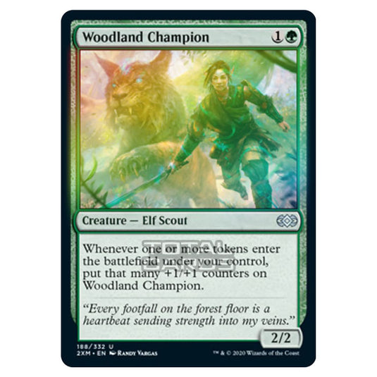 Magic The Gathering - Double Masters - Woodland Champion - 188/384 (Foil)