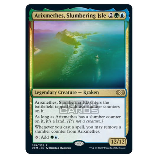 Magic The Gathering - Double Masters - Arixmethes, Slumbering Isle - 189/384 (Foil)