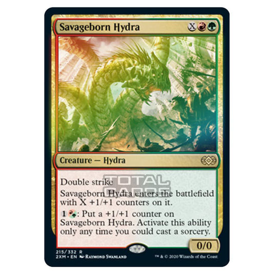 Magic The Gathering - Double Masters - Savageborn Hydra - 215/384 (Foil)