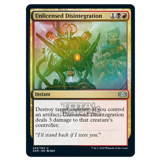 Magic The Gathering - Double Masters - Unlicensed Disintegration - 224/384 (Foil)