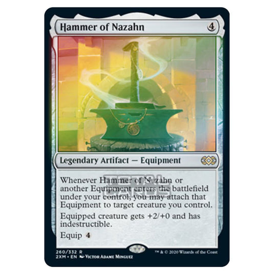 Magic The Gathering - Double Masters - Hammer of Nazahn - 260/384 (Foil)