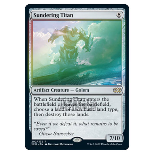 Magic The Gathering - Double Masters - Sundering Titan - 292/384 (Foil)