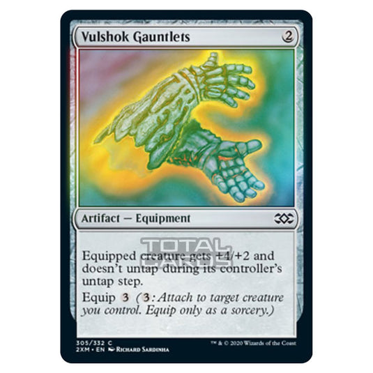 Magic The Gathering - Double Masters - Vulshok Gauntlets - 305/384 (Foil)