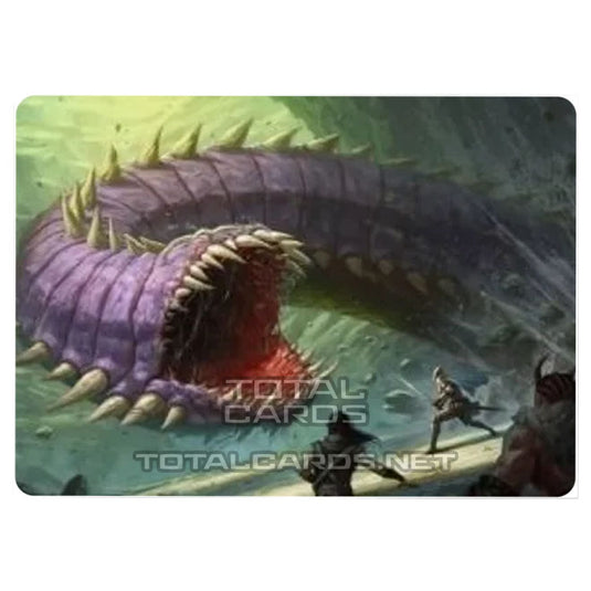 Magic The Gathering - Adventures in the Forgotten Realms - Art Series - Purple Worm  - 3/81