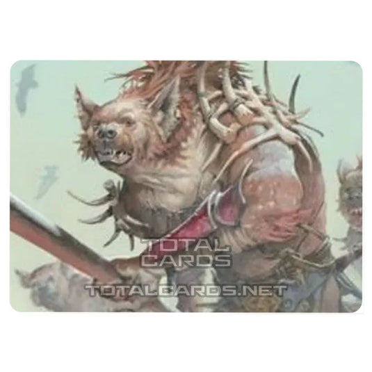 Magic The Gathering - Adventures in the Forgotten Realms - Art Series - Gnoll Hunter - 11/81