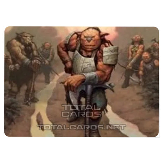 Magic The Gathering - Adventures in the Forgotten Realms - Art Series - Hobgoblin Bandit Lord - 30/81