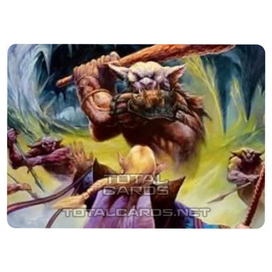 Magic The Gathering - Adventures in the Forgotten Realms - Art Series - Den of the Bugbear  - 34/81