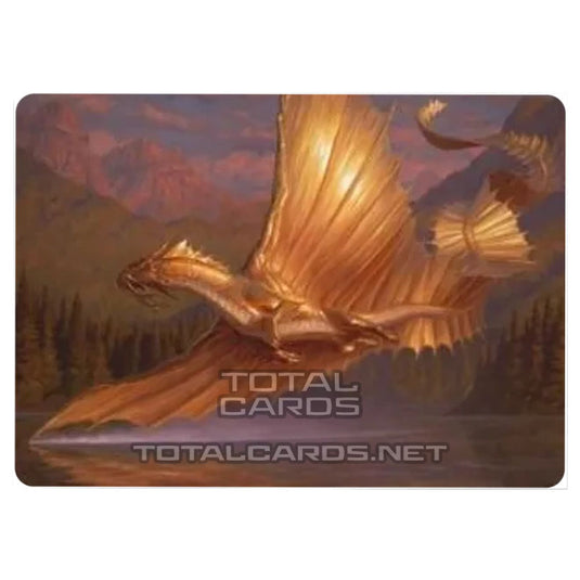 Magic The Gathering - Adventures in the Forgotten Realms - Art Series - Adult Gold Dragon  - 58/81