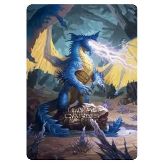 Magic The Gathering - Adventures in the Forgotten Realms - Art Series - Blue Dragon  - 73/81