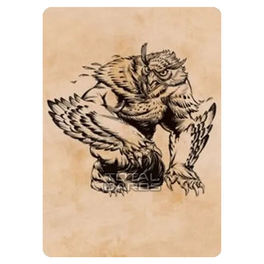 Magic The Gathering - Adventures in the Forgotten Realms - Art Series - Owlbear  - 76/81