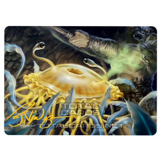 Magic The Gathering - Adventures in the Forgotten Realms - Art Series - Flumph  - 12/81 (Signed)