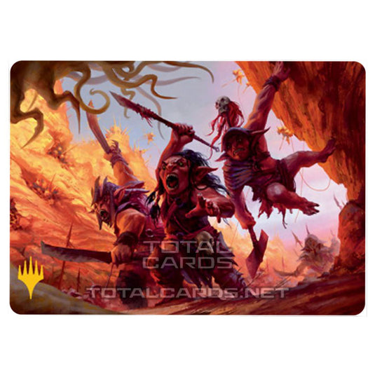 Magic The Gathering - Adventures in the Forgotten Realms - Art Series - Swarming Goblins - 24/81 (Signed)