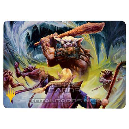 Magic The Gathering - Adventures in the Forgotten Realms - Art Series - Den of the Bugbear  - 34/81 (Signed)