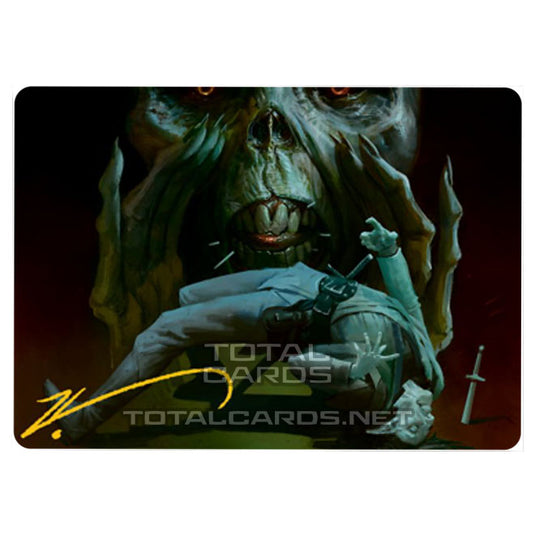 Magic The Gathering - Adventures in the Forgotten Realms - Art Series - Power Word Kill - 35/81 (Signed)