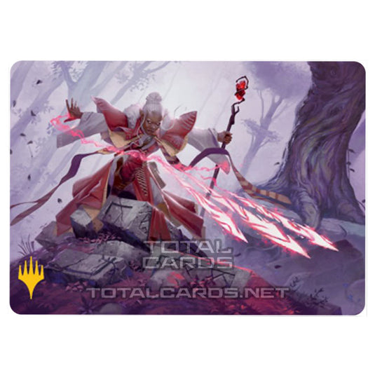 Magic The Gathering - Adventures in the Forgotten Realms - Art Series - Magic Missile  - 48/81 (Signed)