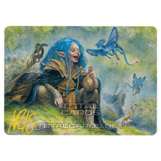 Magic The Gathering - Adventures in the Forgotten Realms - Art Series - Feywild Trickster  - 70/81 (Signed)