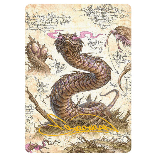 Magic The Gathering - Bloomburrow Art Series - Rottenmouth Viper // Rottenmouth Viper - 0036