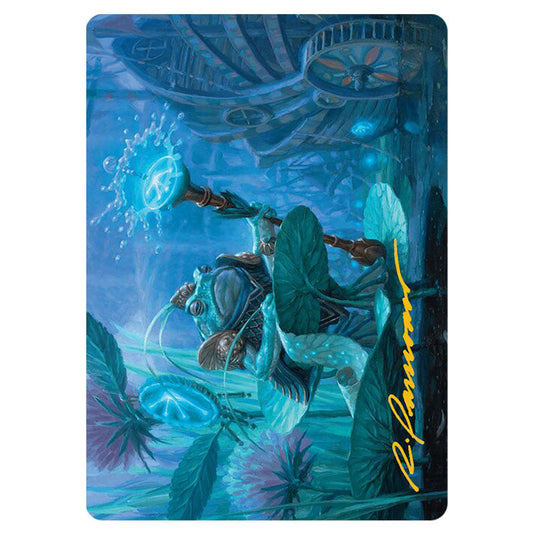 Magic The Gathering - Bloomburrow Art Series - Dour Port-Mage // Dour Port-Mage - 0005 (Foil)