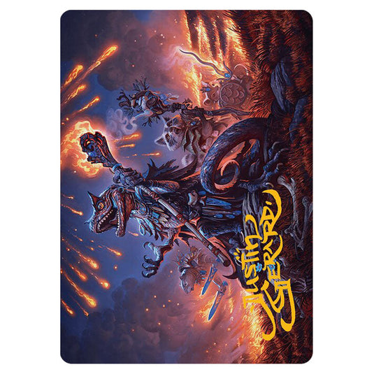 Magic The Gathering - Bloomburrow Art Series - Valley Flamecaller // Valley Flamecaller - 0021 (Foil)