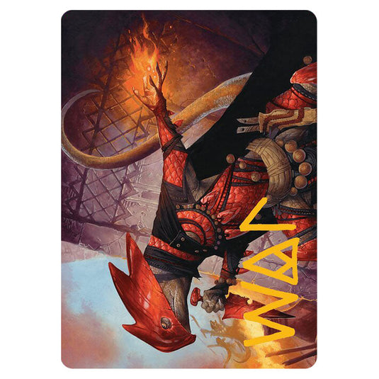 Magic The Gathering - Bloomburrow Art Series - Cindering Cutthroat // Cindering Cutthroat - 0026 (Foil)