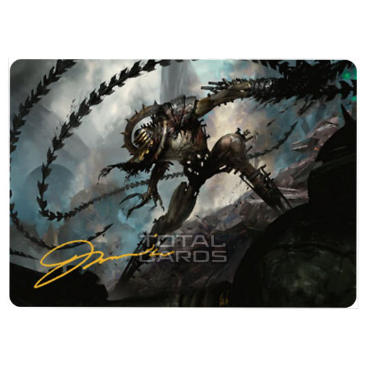 Magic The Gathering - The Brothers War - Art Series - Razorlash Transmogrant - 017/81 (Signed)