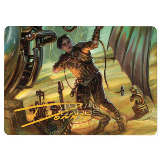 Magic The Gathering - The Brothers War - Art Series - Mishra, Excavation Prodigy - 036/81 (Signed)