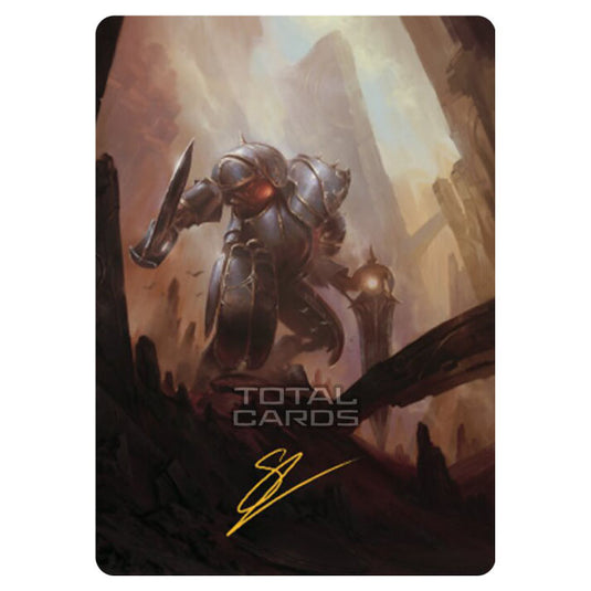 Magic The Gathering - The Brothers War - Art Series - Mountain - 052/81 (Signed)