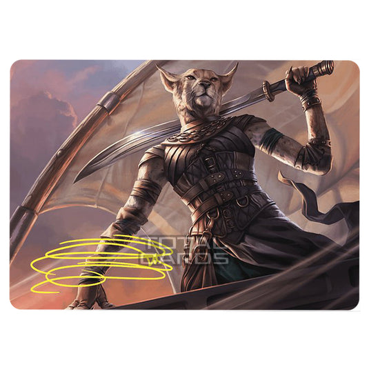 Magic The Gathering - Commander Masters - Art Series - Mirri, Weatherlight Duelist - 28/81 (Signed)