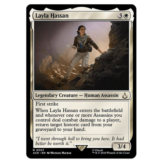 Magic The Gathering - Universes Beyond - Assassin's Creed - Layla Hassan - 0007