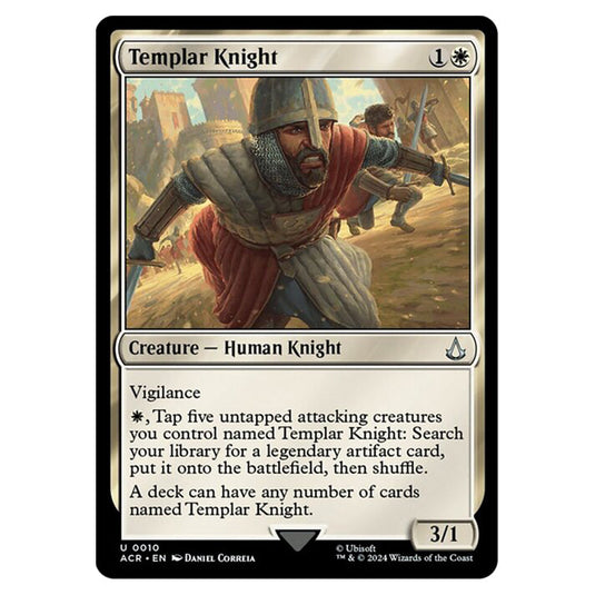 Magic The Gathering - Universes Beyond - Assassin's Creed - Templar Knight - 0010