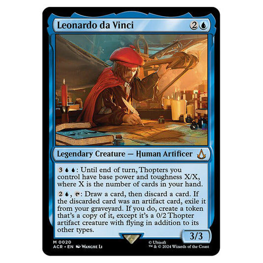 Magic The Gathering - Universes Beyond - Assassin's Creed - Leonardo da Vinci - 0020