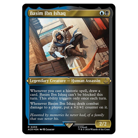 Magic The Gathering - Universes Beyond - Assassin's Creed - Basim Ibn Ishaq (Etched Foil) - 0230