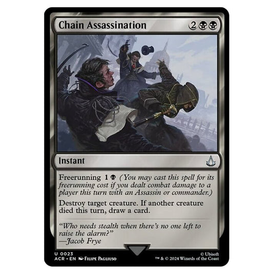 Magic The Gathering - Universes Beyond - Assassin's Creed - Chain Assassination - 0023