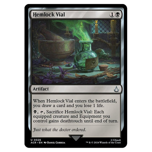 Magic The Gathering - Universes Beyond - Assassin's Creed - Hemlock Vial - 0026