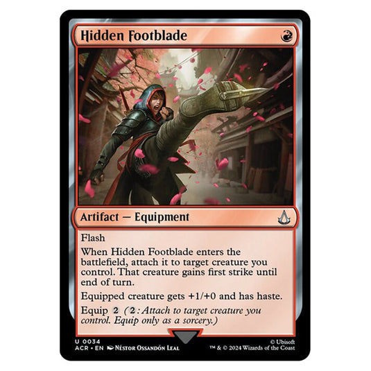 Magic The Gathering - Universes Beyond - Assassin's Creed - Hidden Footblade - 0034