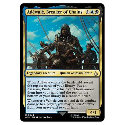 Magic The Gathering - Universes Beyond - Assassin's Creed - Adéwalé, Breaker of Chains - 0044