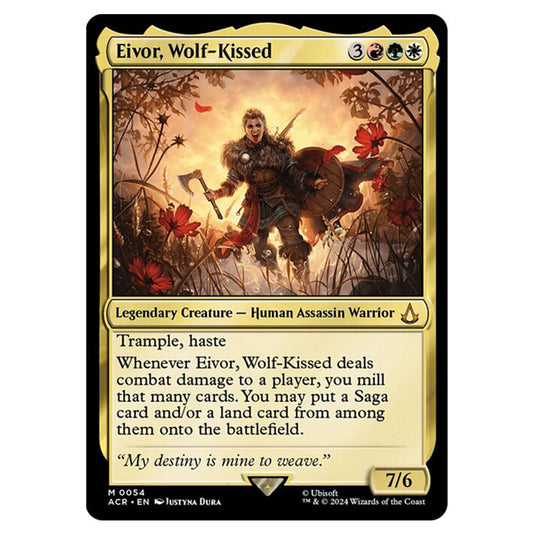 Magic The Gathering - Universes Beyond - Assassin's Creed - Eivor, Wolf-Kissed - 0054