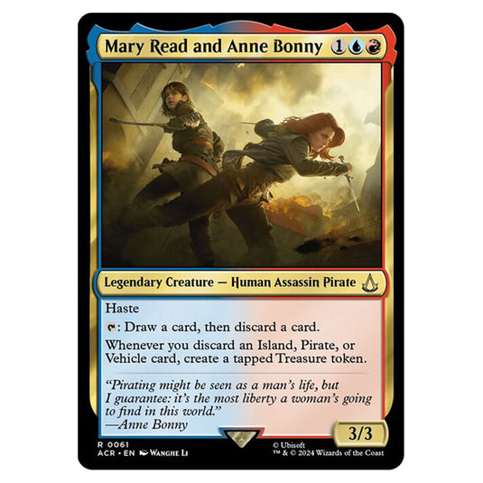 Magic The Gathering - Universes Beyond - Assassin's Creed - Mary Read and Anne Bonny - 0061