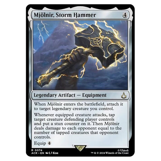 Magic The Gathering - Universes Beyond - Assassin's Creed - Mjölnir, Storm Hammer - 0074